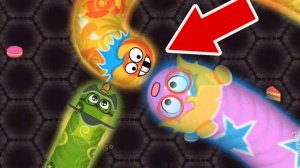 WORMATE #9 Безумный Червяк Новая серия 9 ВЫРАСТИЛИ ГИГАНТАМультфильм Игра SLITHER IO и WOR