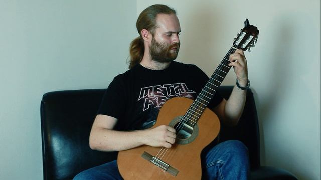 Metallica Unforgiven fingerstyle guitar cover. My student fixed my arrangement