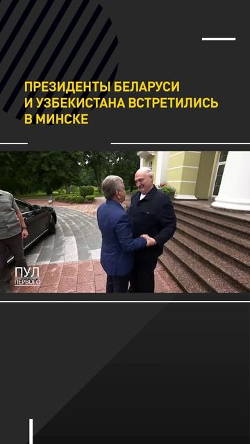 Президенты Беларуси и Узбекистана встретились в Минске #shorts #Лукашенко #Мирзиёев