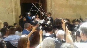 Италия, Сардиния. Свадьба итальянского карабинера