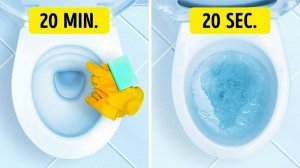 20 СПОСОБОВ УБИРАТЬСЯ В ДОМЕ ВСЕГО ЗА НЕСКОЛЬКО МИНУТ