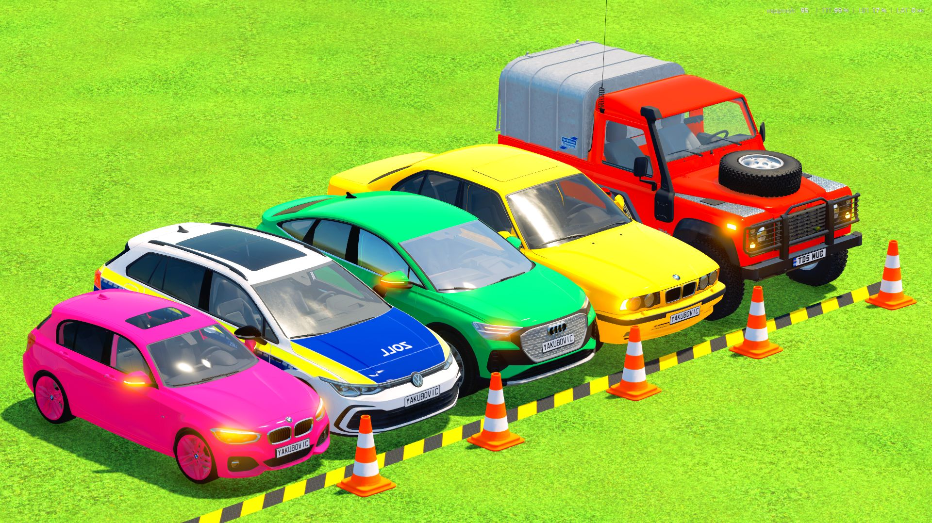 ТРАНСПОРТИРОВКА DEFENDER, VOLKSWAGEN, BMW, AUDI НА НОВЫХ ГРУЗОВИКАХ МАН Часть 2 смотреть онлайн