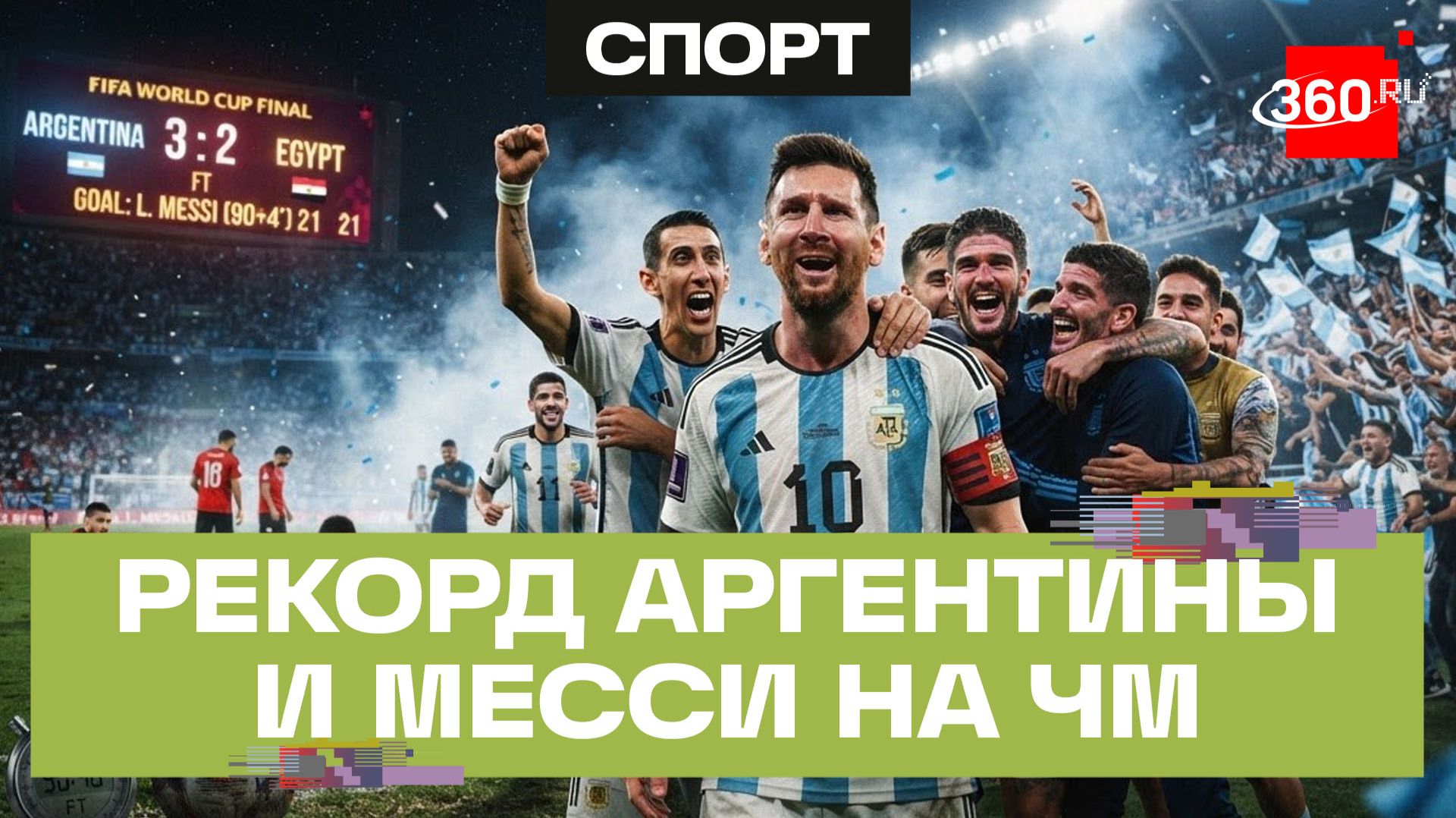 У сборной Аргентины – чемпионский характер, Месси – новый рекордсмен ЧМ смотреть онлайн