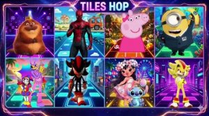 Абсолютное безумие All-Stars на плитках Tiles Hop: EDM Rush! 🌍🌌💀🔥🎵🚀
