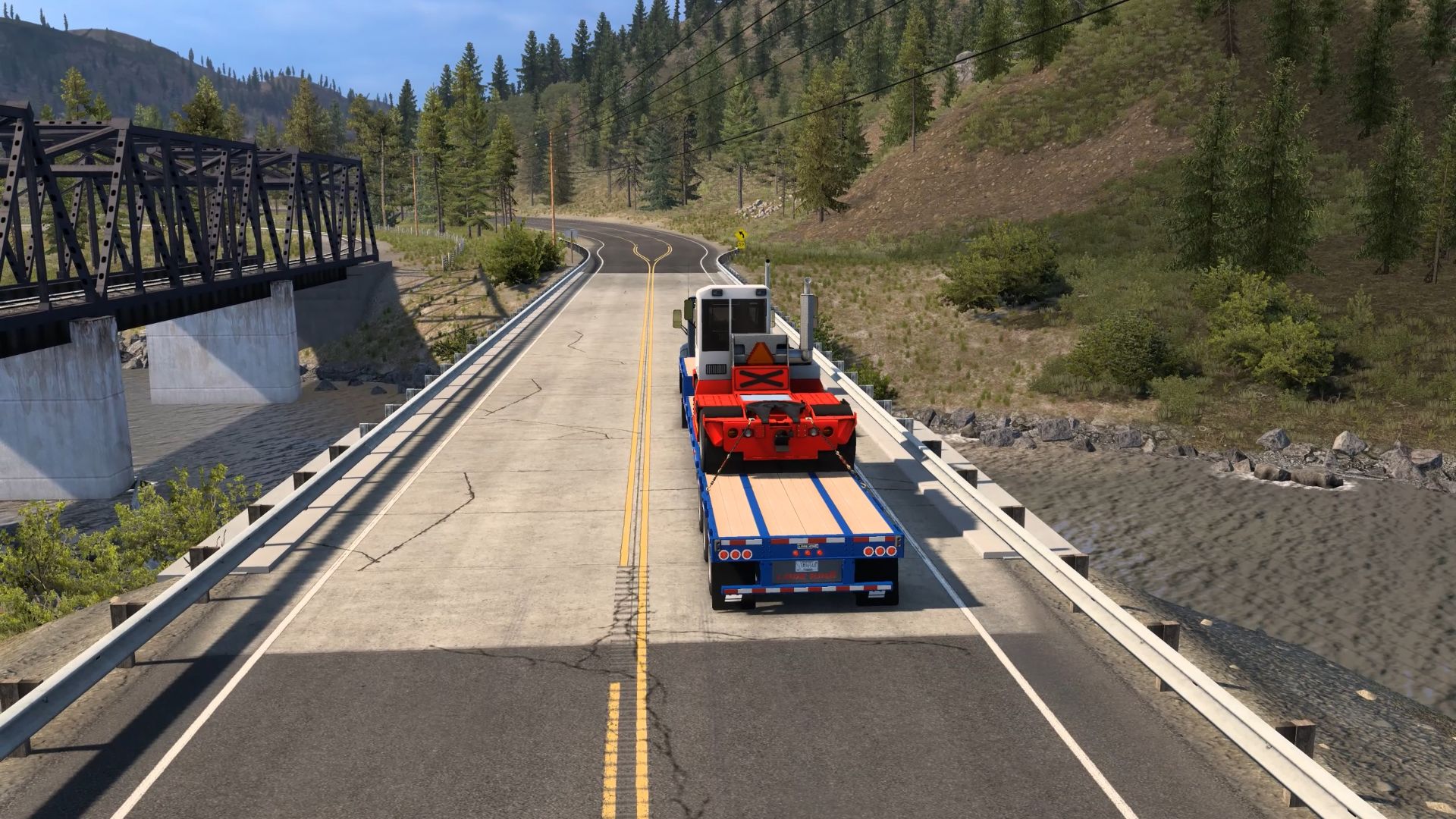 American Truck Simulator #7 Butte-Thompson Falls смотреть онлайн