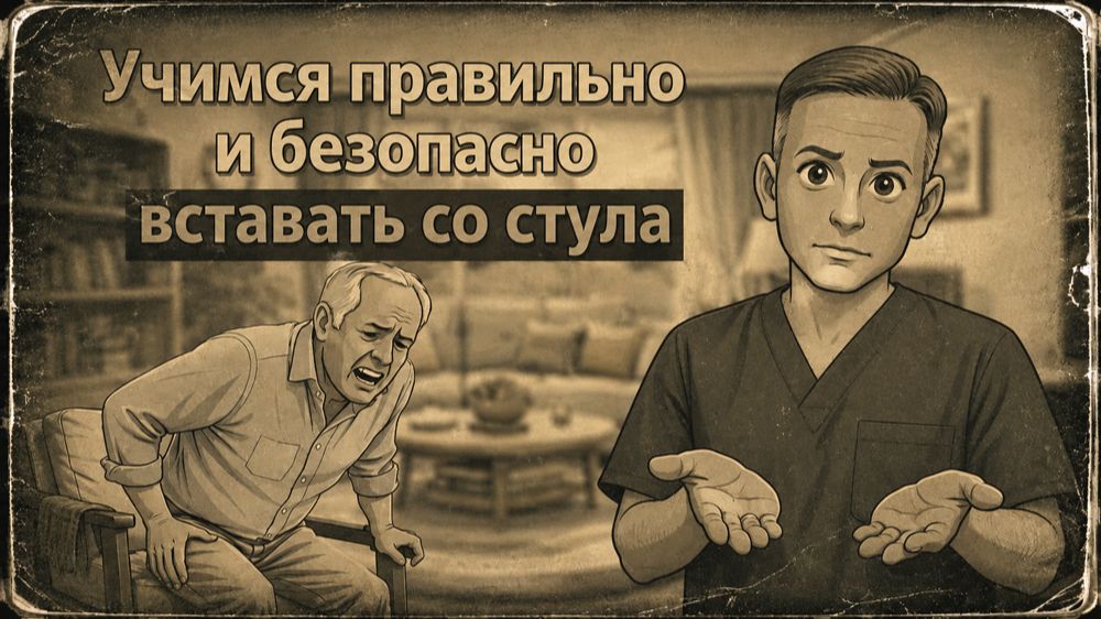 Учимся правильно и самостоятельно вставать со стула без опоры. Реабилитация после инсульта. смотреть онлайн