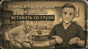 Учимся правильно и самостоятельно вставать со стула без опоры. Реабилитация после инсульта.