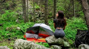 KARINA WILD - A Day Alone in the Alaskan Wilderness (Mountains, Waterfalls)