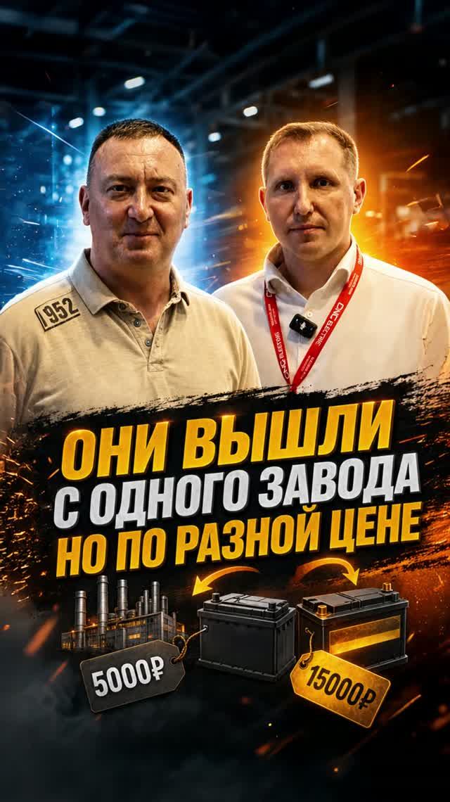 Они вышли с одного завода, но по разной цене