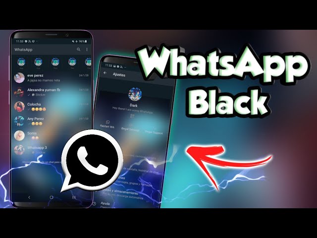 Nuevo WhatsApp Negro con Historias Instagram / whatsapp black , whatsapp dark 2,020 смотреть онлайн