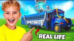 🍿 Боевой автобус из Fortnite в реальной жизни!
