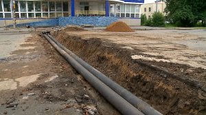 (Рыбинск-40) КОММУНАЛЬНЫЕ РАБОТЫ НА УЛИЦЕ ПЛЕХАНОВА