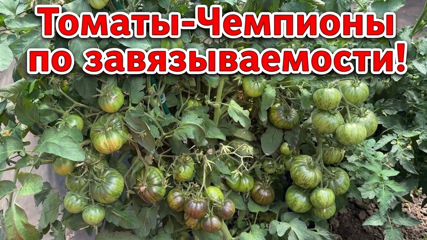 ТОМАТЫ - ЧЕМПИОНЫ ПО ЗАВЯЗЫВАЕМОСТИ! смотреть онлайн