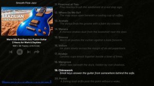 Warm ’80s Brazilian Jazz Fusion Guitar – 2 Hours for Work & Daytime