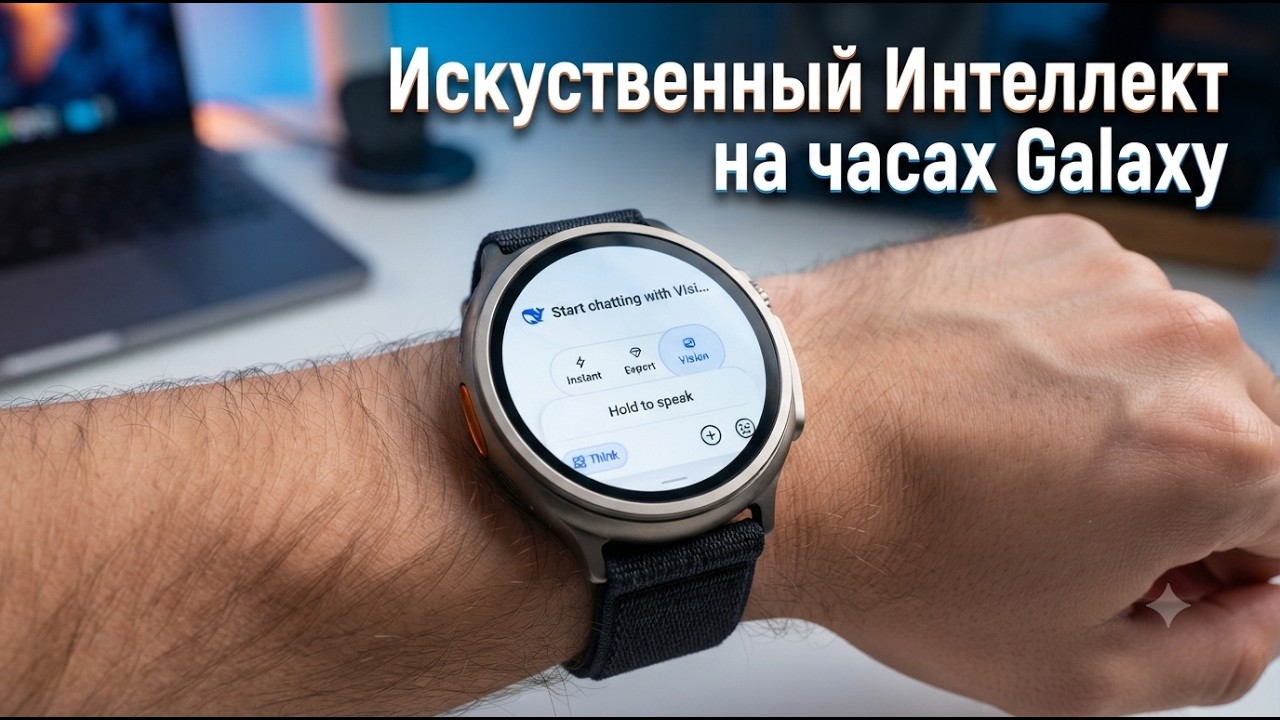 DeepSeek на Galaxy Watch Ultra и других часах на Wear OS и Harmony OS смотреть онлайн