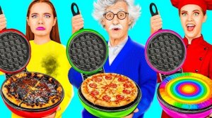 Кулинарный Челлендж: Я Против Дедушки | Забавные Лайфхаки с Едой