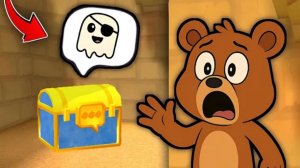 СЕКРЕТНЫЙ СУНДУК С ПРИВИДЕНИЯМИ в Super Bear Adventure/Прохождение игры Супер Медведь