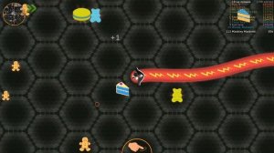 WORMATE ВЫРАСТИЛИ ГИГАНТА #11 Безумный Червяк Мультфильм Игра клон SLITHER IO WORMAX IO Н