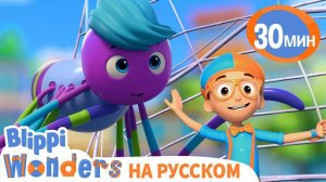 Пауки и Паутина _ Обучающие мультики для детей _ Blippi Russian