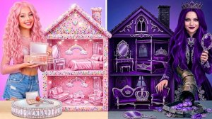 Розовая vs готическая комната 💗🖤 какое преображение лучше