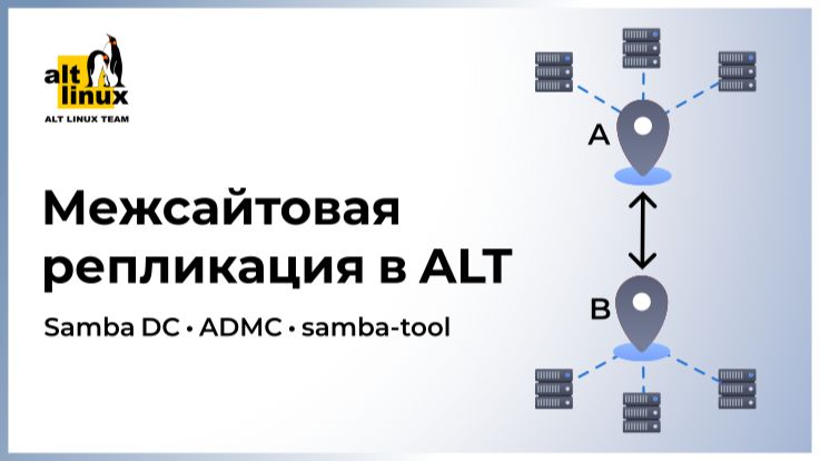 Межсайтовая репликация по расписанию в Альт смотреть онлайн
