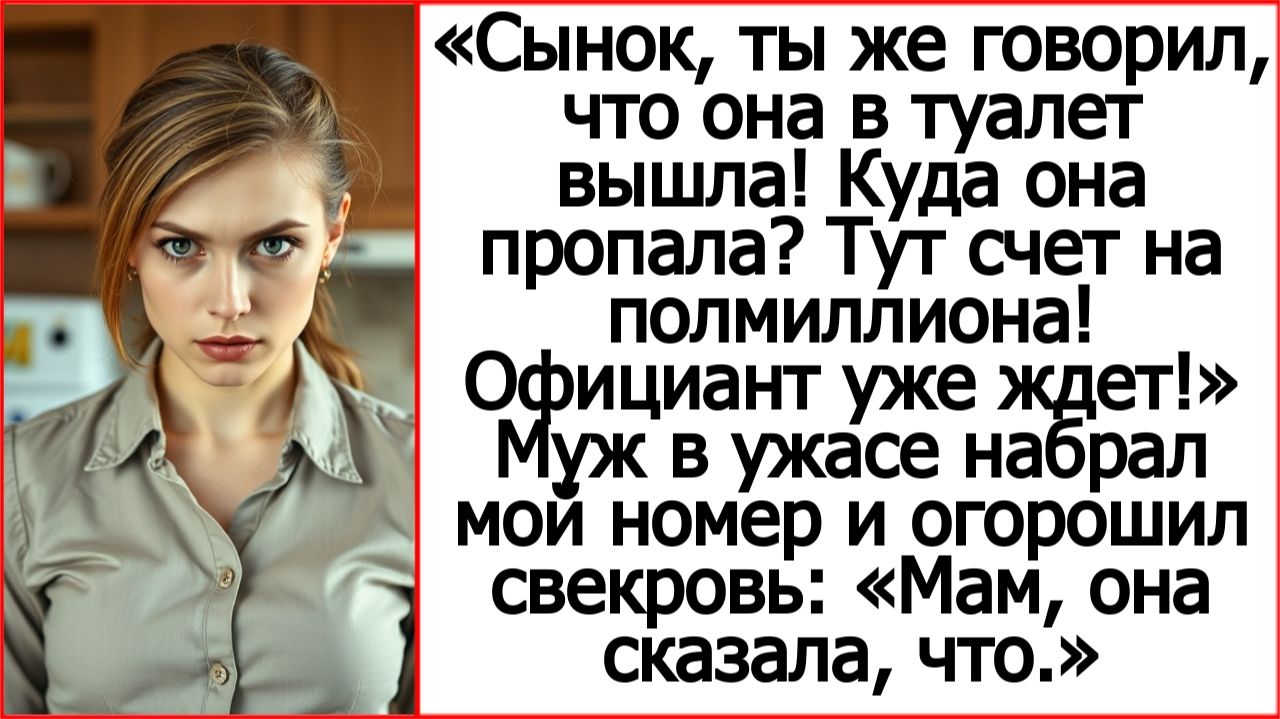 Истории из жизни. Сынок, куда она пропала? Тут счет на полмиллиона! Жизненные истории.