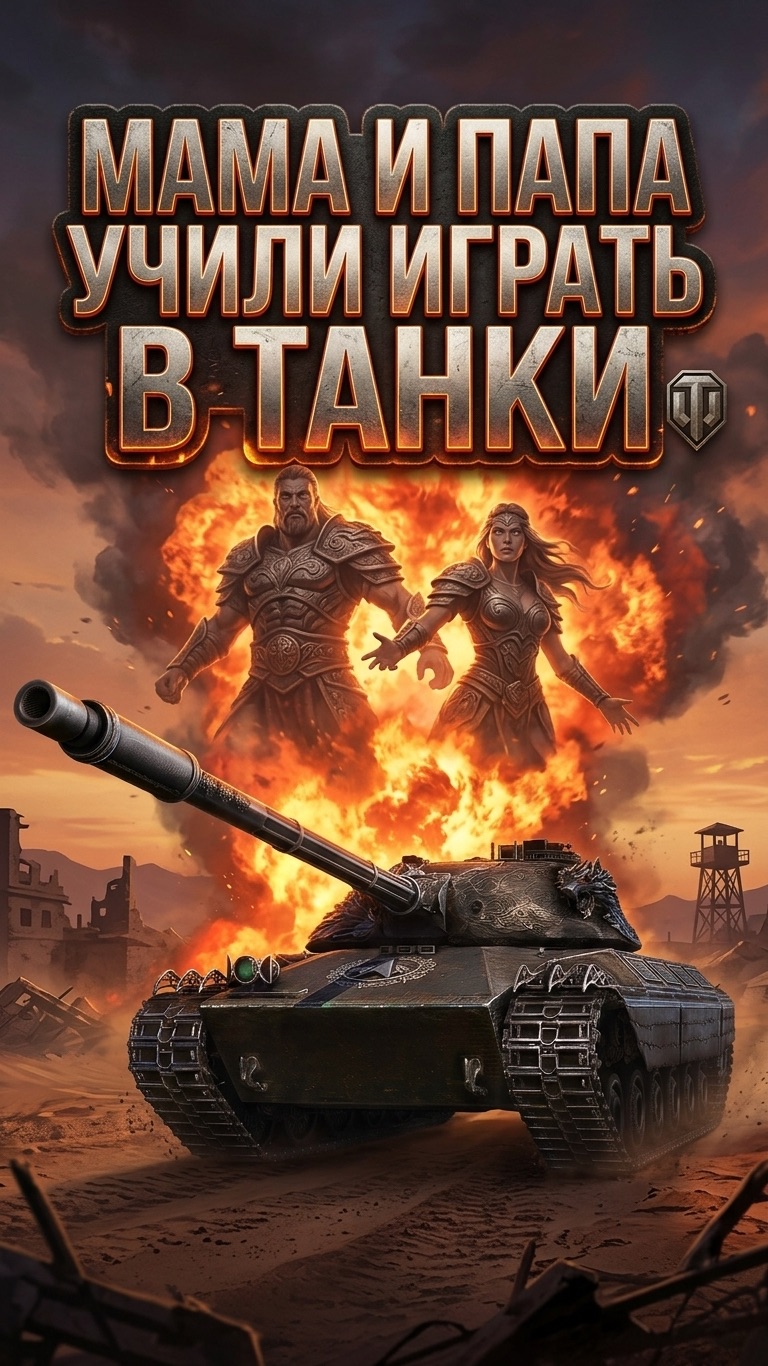 Однажды попался союзник , которого в танки учили играть родители! 😂 А вы сами научились ? 😉