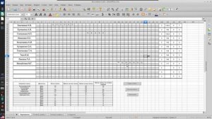 График смен на Excel