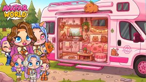 ДР МАМЫ 😱 как я получила БЕСПЛАТНЫЙ дом на колесах КАПИБАРА 🚐 РУТИНА СЕМЬИ💕 AVATAR WORLD ASMR СЕКРЕТ