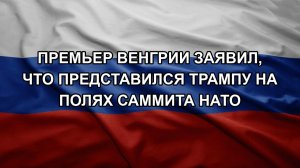Премьер Венгрии заявил, что представился Трампу на полях саммита НАТО
