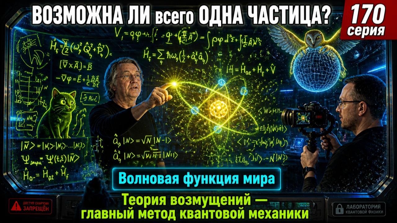 170. Квантовый вакуум и теория возмущений. Волновая функция «мира»? Возможна ли только одна частица? смотреть онлайн
