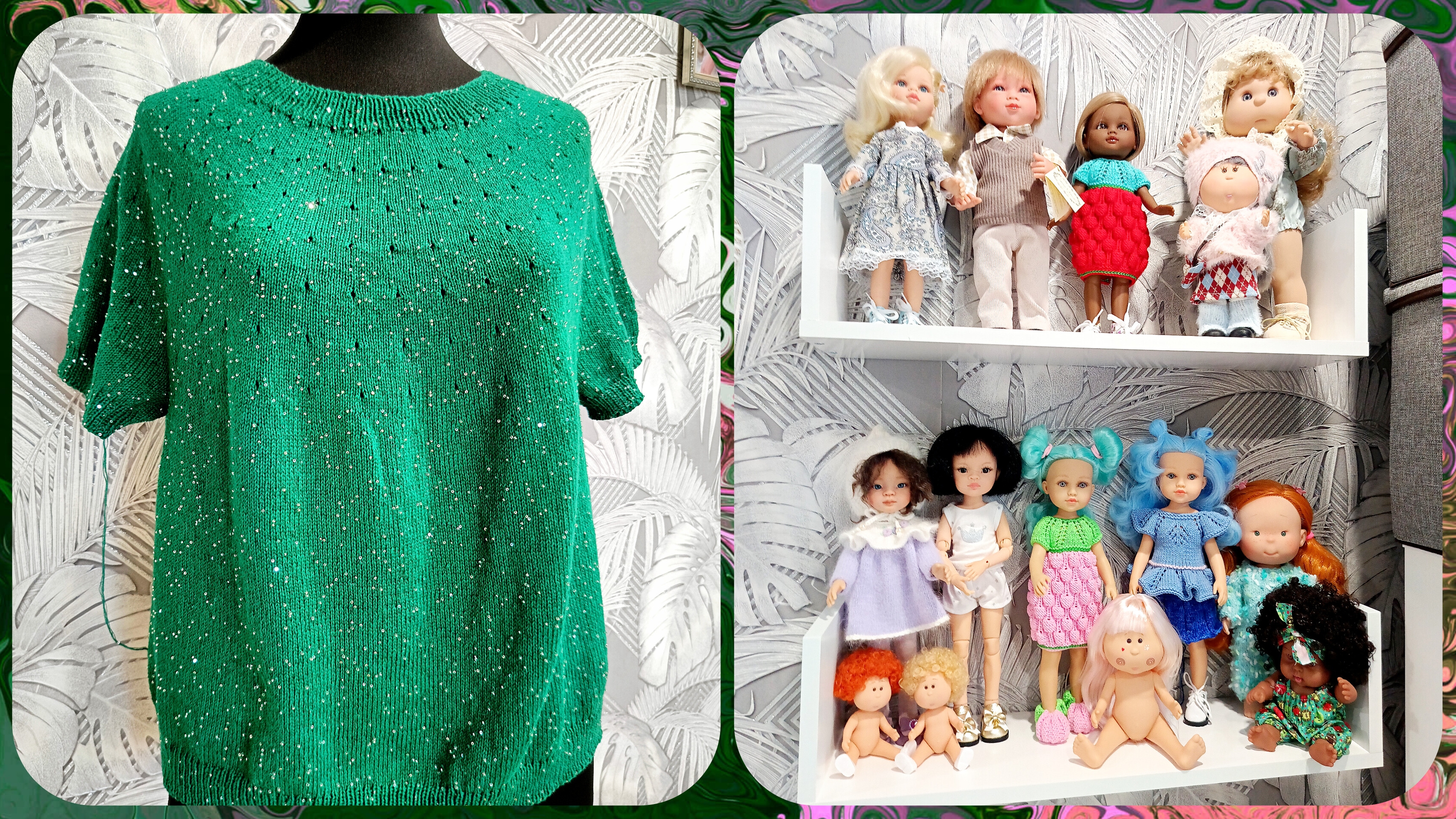 Две готовые работы 🧶Как живут мои куколки 🥰 смотреть онлайн