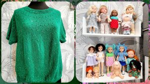 Две готовые работы 🧶Как живут мои куколки 🥰