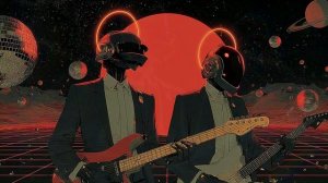 Daft Punk Inspired： Halo Sunset Transmission 🔴✨ ｜ French House, Retro Future, Electronic Mix