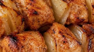 Шашлык из курицы в кефире