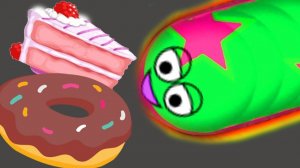 БЕЗУМНЫЙ ЧЕРВЯК! WORMATE IO КЛОН SLITHER И WORMAX IO Мультик ИГРА для детей ВЫРАСТИЛИ Черв