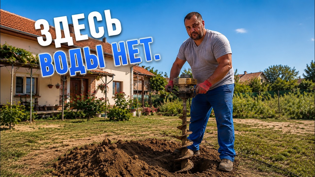 Пережили тяжелые дни… Тайсон заболел, скважина не дала воды, копаем картошку. смотреть онлайн