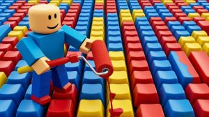ROBLOX: раскрашиваем клавиатуру плейс!