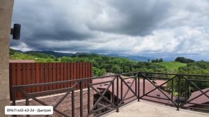 Дом в Сочи в закрытом коттеджном поселке с видом на горы