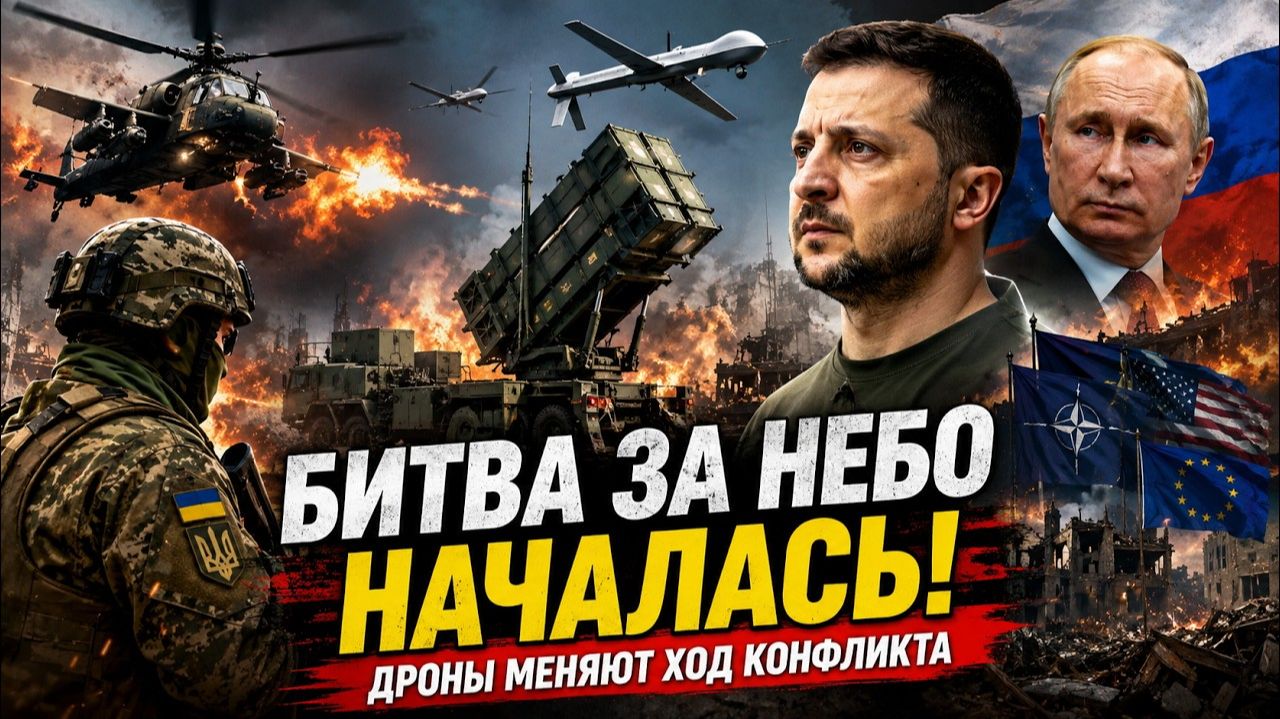 БИТВА ЗА НЕБО НАЧАЛАСЬ Украина перед новым испытанием дроны меняют ход конфликта смотреть онлайн