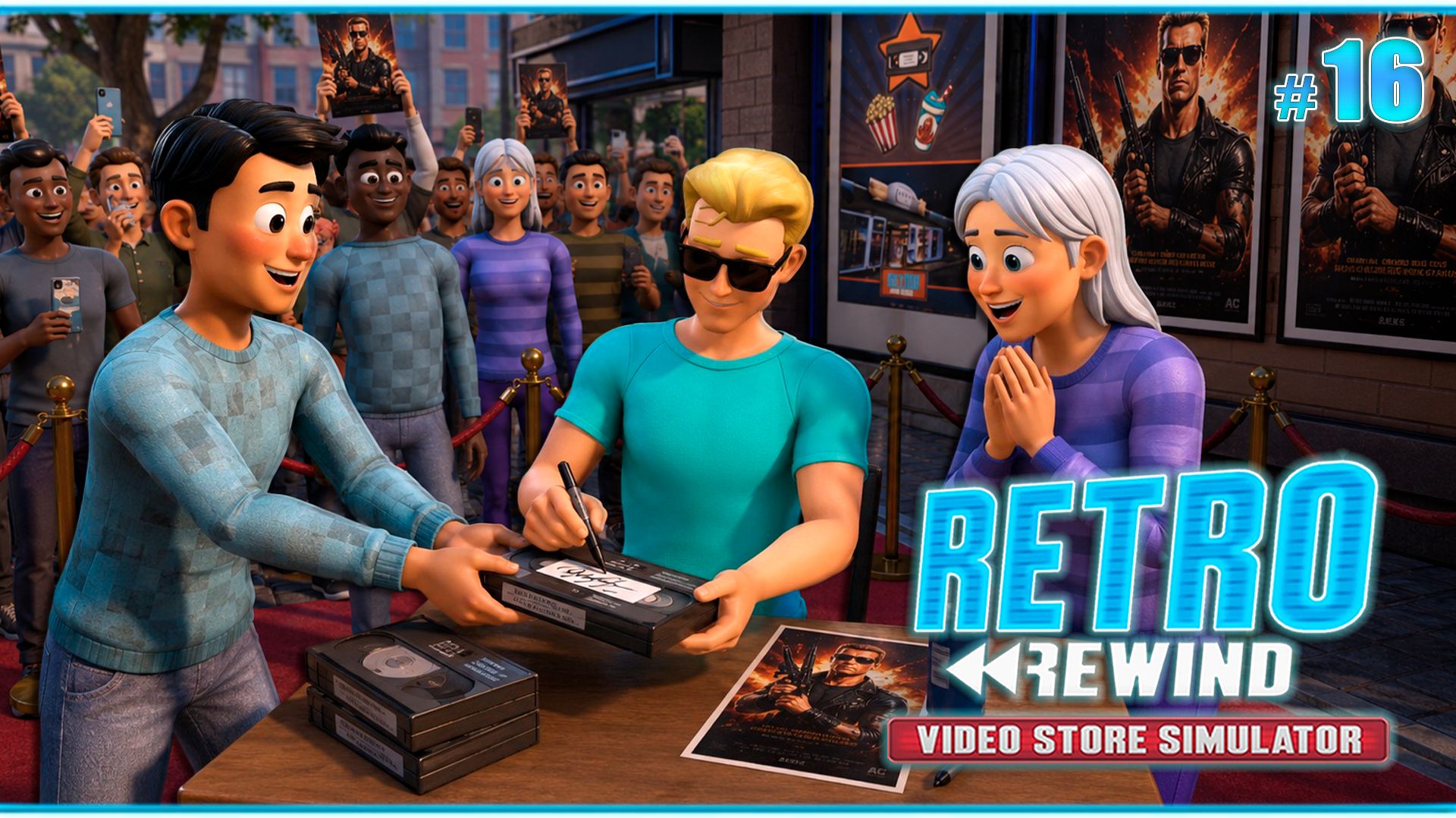 ЗВЕЗДА БОЕВИКОВ В НАШЕМ ГОРОДЕ - Retro Rewind - Video Store Simulator #16