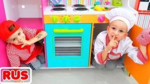 🍿 Влад и Никита готовят завтрак для мамы