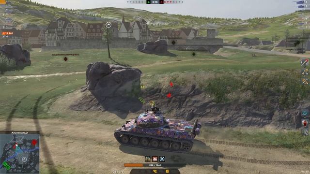 ЭТО ЖЕСТЬ! TVP T50\51 ПОСЛЕ БАФФА ВЫДАЕТ НЕРЕАЛЬНЫЙ БОЙ в Tanks blitz смотреть онлайн