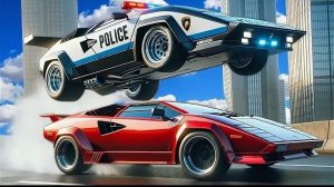 Ламборгини на безумной скорости 😈Устроила цепное дтп💥Игро фильм для детей и взрослых