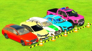ТРАНСПОРТИРОВКА MERCEDES, RENAULT, AUDI, FORD НА НОВЫХ ГРУЗОВИКАХ МАН Часть 1