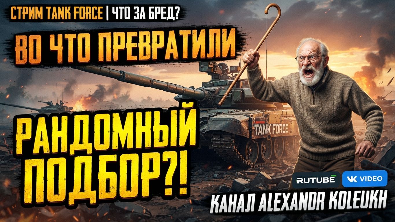 TANK FORCE - ЧТО НЕ ТАК С РАНДОМОМ? WTF??? ( Благодарю всех за поддержку лайками и донатом! ) смотреть онлайн