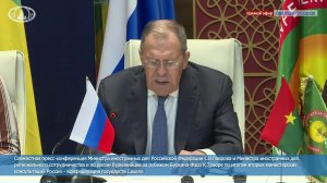 🔴 #ПрямойЭфир: Пресс-конференция С.В.Лаврова и Министра иностранных дел Буркина-Фасо К.Траоре