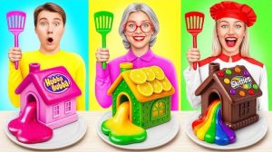 Кулинарный Челлендж_ Я против Бабушки _ Забавные Лайфхаки с Едой от Multi DO Challenge