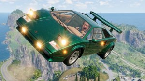 Машины против преград 👊Безумные аварии 💥Жесткие взрывы 🔥Игро фильм для детей и взрослых