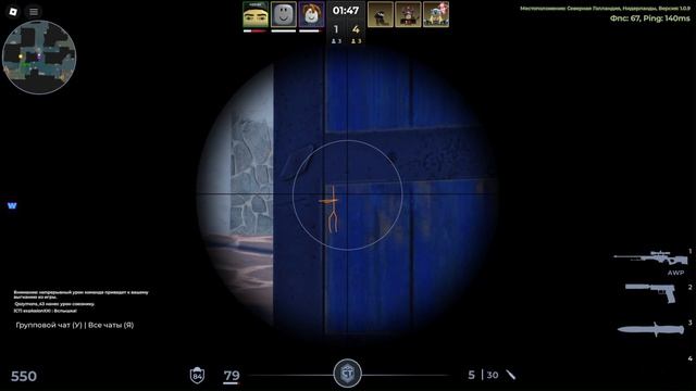 ROBLOX режим BLOXSTRIKE PART 5 смотреть онлайн